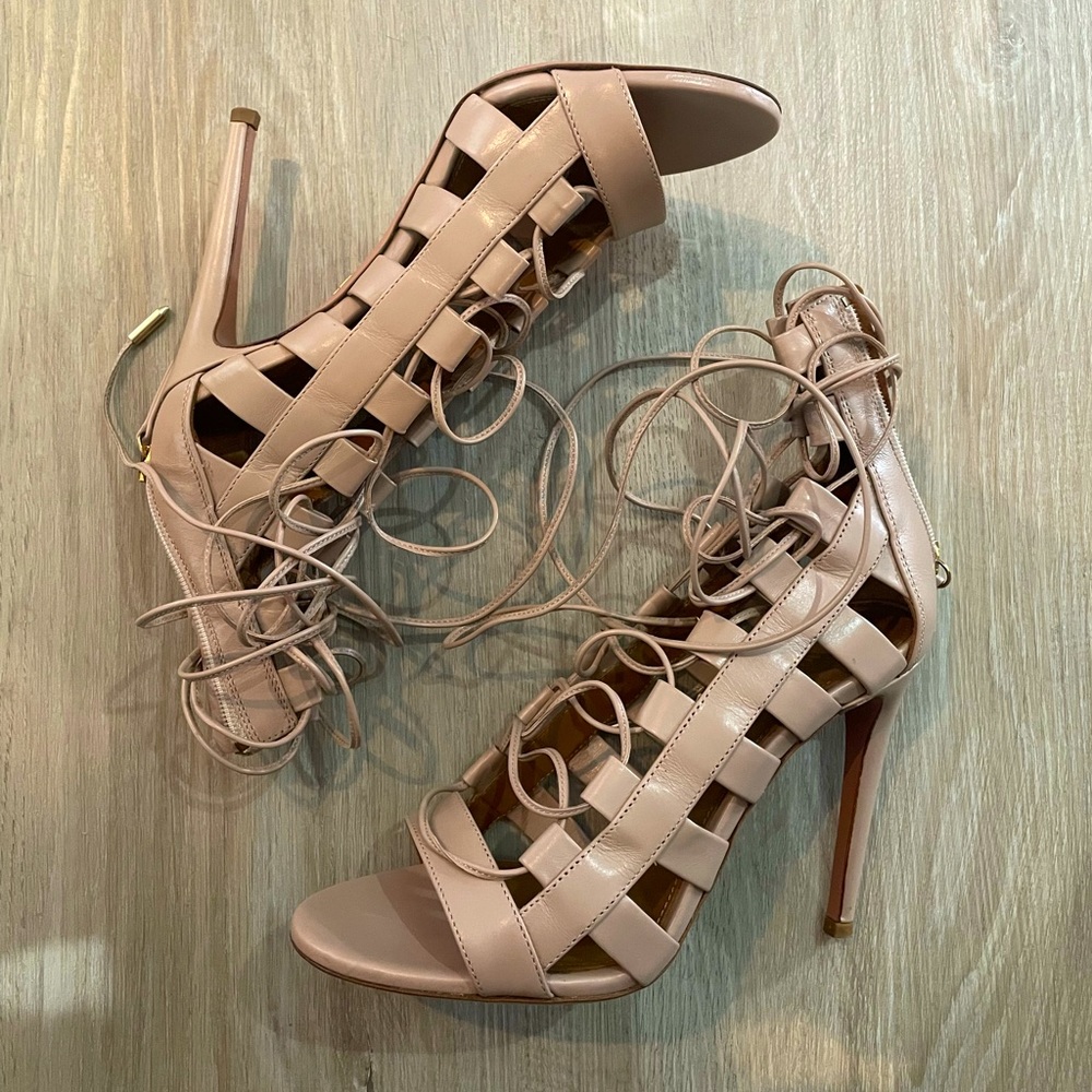 Aquazurra - Amazon 105 - 35.5 lace up pumps